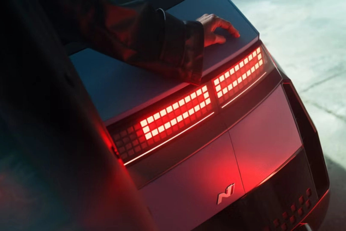 Vue phare arrière Hyundai IONIQ 5 N