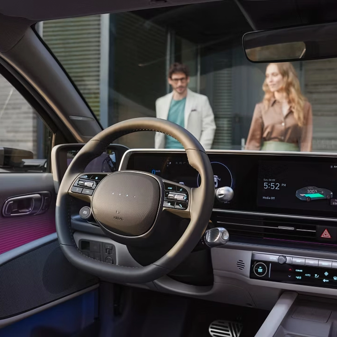 Intérieur digital et connecté de la Hyundai IONIQ 6