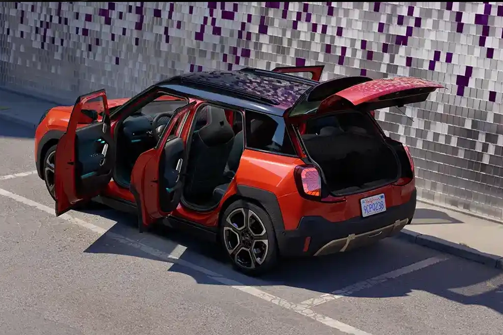 Détail portes du MINI Aceman électrique