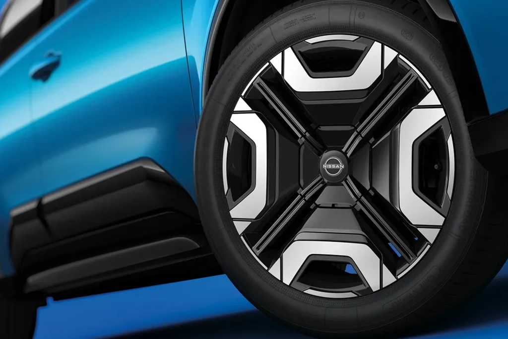 Vue jante de la Nissan Micra essence